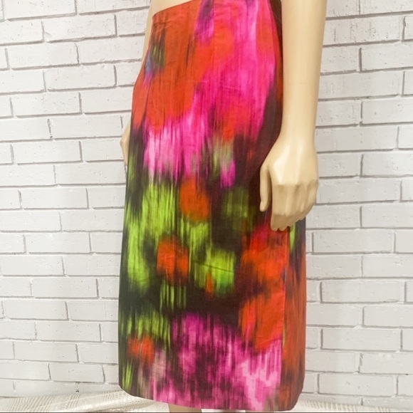 Carolina Herrera Women’s Floral Abstract Pencil Skirt - Picture 4 of 10